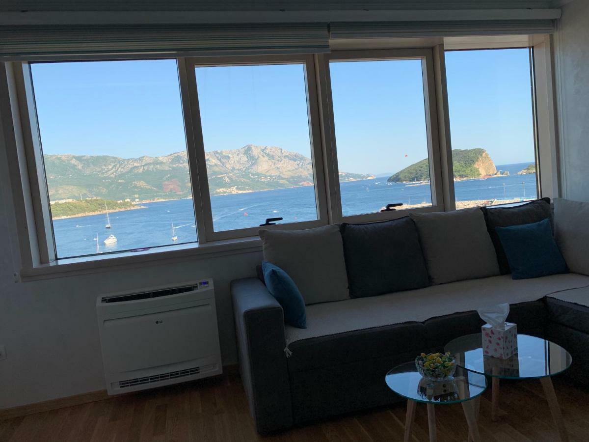 Panoramic Sea View 3-Bedroom Apartment 50 M From The Sea Budva Exteriér fotografie